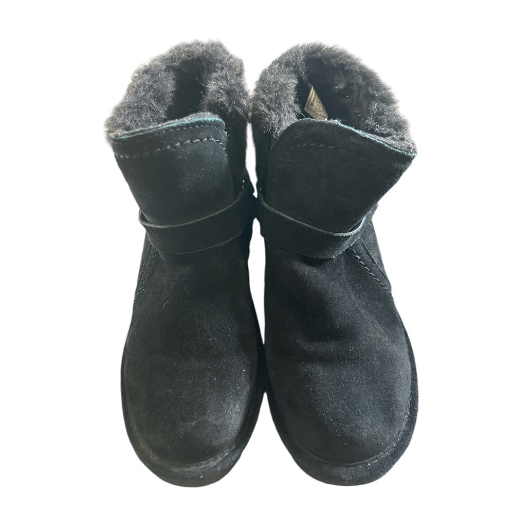 Bearpaw Women's Konnie Black Suede Ankle Booties Size 9